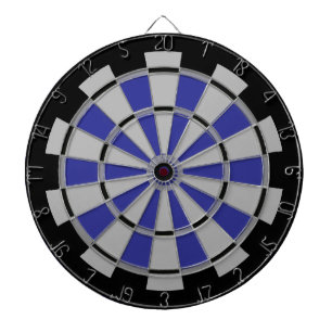 Zwart en Navy met Grey Stack Regeling Dartbord
