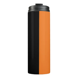 Zwart en Oranje Thermosbeker