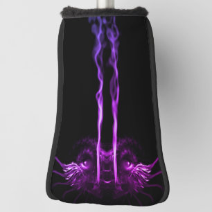 Zwart en Paarse Drakenrook Golfheadcover