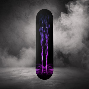 Zwart en Paarse Drakenrook Skateboard
