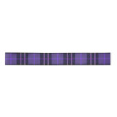 Zwart en Paarse Tartan Plaid Lint (Voorkant)