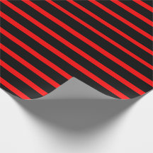 Zwart en rood gestreepte geschenkverpakking