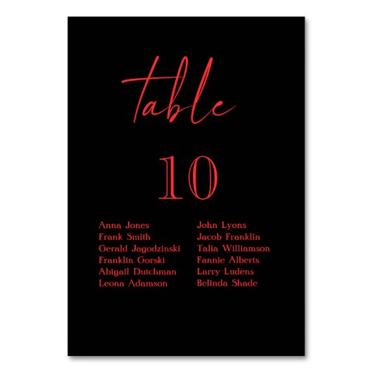 Zwart en rood Gotische Bloemen Donkere bruiloft Kaart (Achterkant)