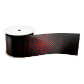 Zwart en rood Halftone Heart Patroon Lint (Spoel)