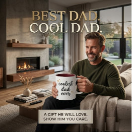 Zwart en rood Koelste papa ooit tweekleurige koffi Koffiemok
