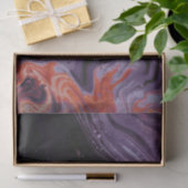 Zwart en rood marmer tissuepapier (Geschenk)