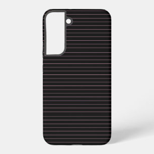 zwart en roze gestreept samsung galaxy hoesje