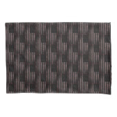 Zwart en Roze Grunge Amerikaanse vlag Dual Pattern Kussensloop (Voorkant-Links)