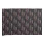Zwart en Roze Grunge Amerikaanse vlag Dual Pattern Kussensloop (Voorkant-Rechts)