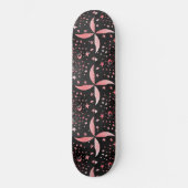 zwart en roze melkwegstelsel skateboard (Voorkant)