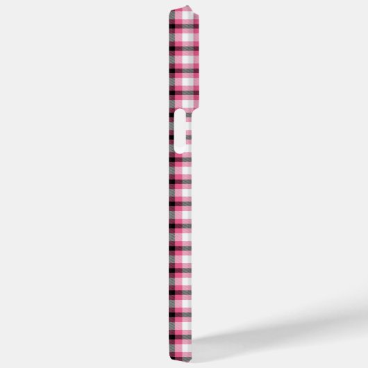 Zwart en roze speldenband Case-Mate iPhone case (Achterkant / Rechts)