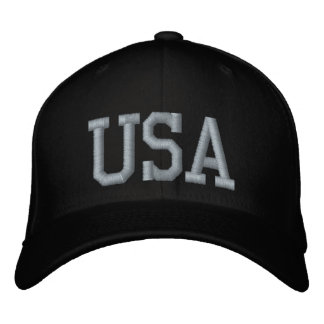 Zwart en Roze USA Custom Geborduurde Pet
