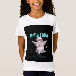 Zwart en sinaasappel modern Bold Angle  Cupido T-shirt