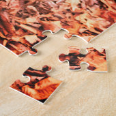 Zwart en Tan Coonhound Legpuzzel (Zijkant)