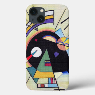Zwart en Violet - Kandinsky iPhone 13 Hoesje