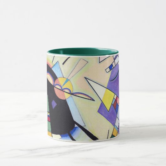 Zwart en Violet - Kandinsky Mok (Midden)