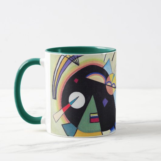 Zwart en Violet - Kandinsky Mok (Links)