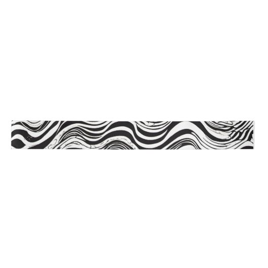 Zwart en wit abstract ontwerp lint (Voorkant)
