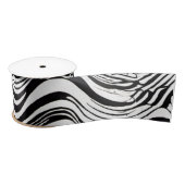 Zwart en wit abstract ontwerp lint (Spoel)