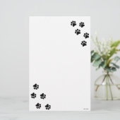 Zwart en wit afdrukken Patroon Briefpapier (Staand voorkant)