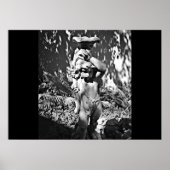 Zwart en wit beeld poster (Voorkant)