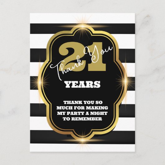 Zwart en wit briefkaart (Voorkant)