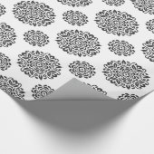 Zwart en wit cadeaupapier (Hoek)