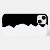 ZWart en Wit Case-Mate iPhone Case (Achterkant (horizontaal))