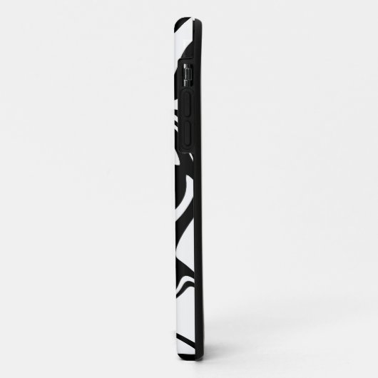 Zwart en wit Case-Mate iPhone case (Achterkant/links)