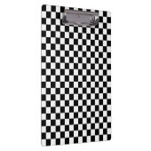 Zwart en wit Check patroon Klembord (Rechts)