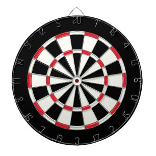  zwart en wit dartbord