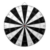 Zwart en wit dartbord (Voorkant)