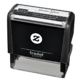 Zwart en wit design  zelfinktende stempel (Product)