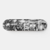zwart en wit foto abstract skateboard (Horizontaal)