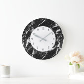 Zwart en wit, gekleurd grote klok (Huis)