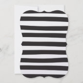 Zwart en wit gestreept goud  Beste dag ooit Kaart (Achterkant)