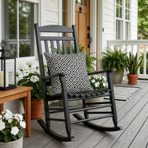 Zwart en Wit Grieks Sleutelpatroon