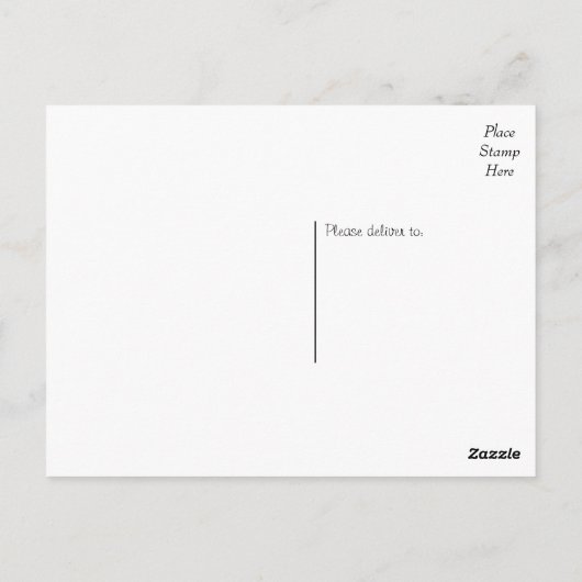  zwart en wit hart Dank u - bruiloft Briefkaart (Achterkant)