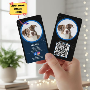 Zwart en Wit: Honden Foto Sociaal Media Zakelijk Visitekaartje