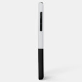 Zwart en wit Initiaal kleurenblok Case-Mate iPhone Case (Achterkant/links)