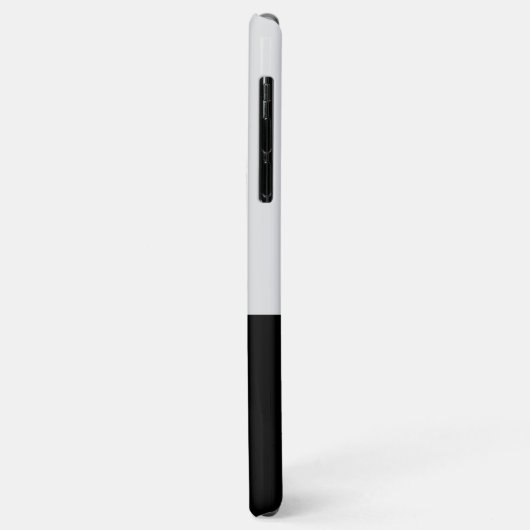 Zwart en wit Initiaal kleurenblok Case-Mate iPhone Case (Achterkant/links)