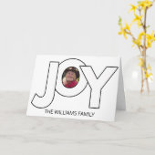 Zwart en wit Kerstmis Kaart (Gele Bloem)