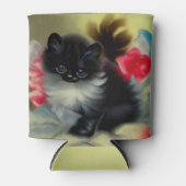  zwart en wit, keukenverf blikjeskoeler (Voorkant)