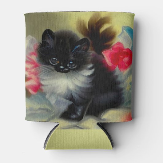  zwart en wit, keukenverf blikjeskoeler (Voorkant)