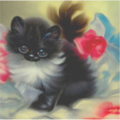  zwart en wit, keukenverf sticker (Voorkant)