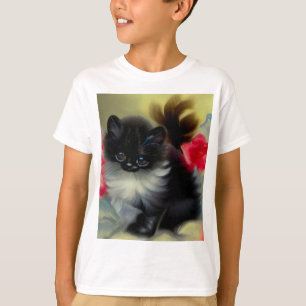 zwart en wit, keukenverf t-shirt