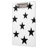 Zwart en wit klembord op maat (Links)