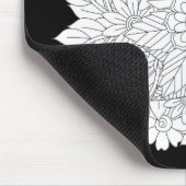 Zwart en wit, kleur dit muismat (Hoek)