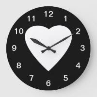 Zwart en wit liefdeshartsontwerp.