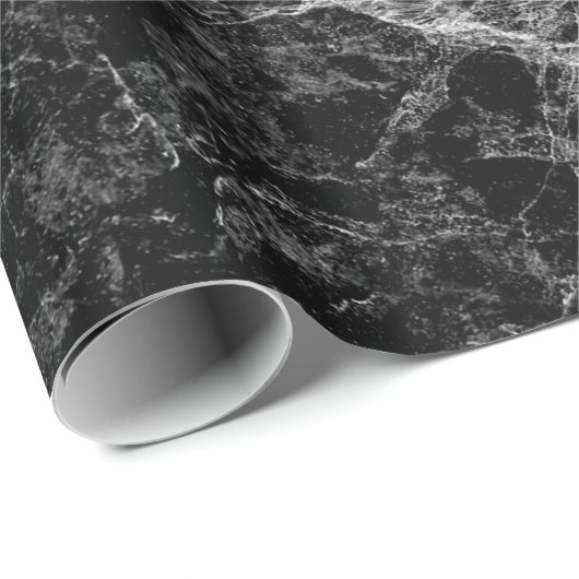 Zwart en wit modern cadeaupapier (Rol Hoek)